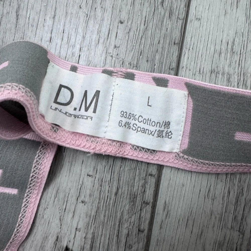 D.M Branded Underwear Men’s Jockstrap Large Pink Sexy